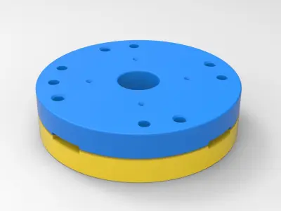 Mold for diecast tire 4 Scale 1 to 10 and 1 to 14 and 1 to 25 3D print model