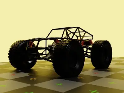 Off road buggy vehicle 3D model