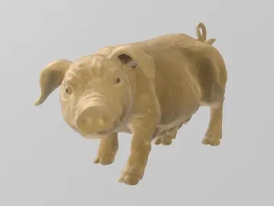 Cochon pig 3D print model