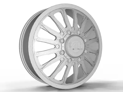 Cali Off Road Dually Front Rims 3D model