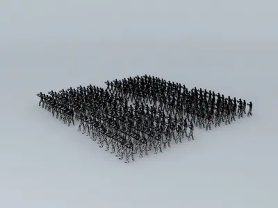 small army Free 3D model