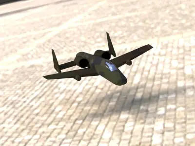 A-10 Thuderbolt II  Free 3D model