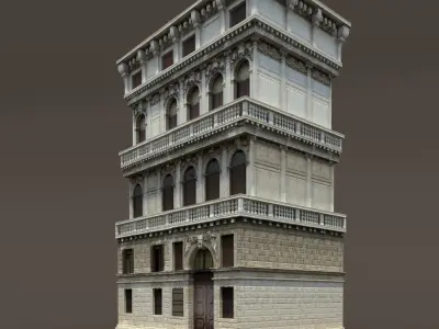 Aparmtnet House 162 Low-poly 3D model