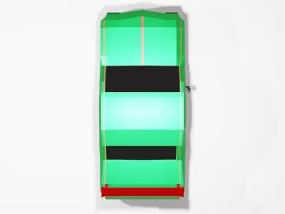 Low poly Car racing Free 3D model