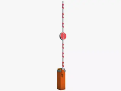 Vehicle Safety Barrier 3D model