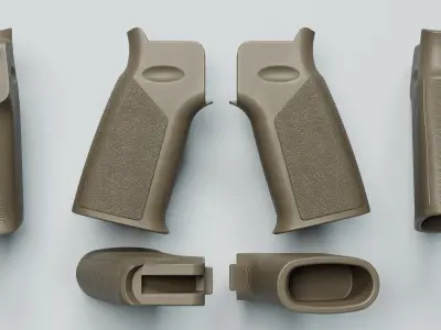 A17 Grip - Replica Low-poly 3D model