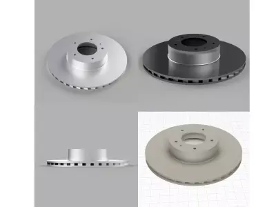 Brake rotor disk model 2 3D model