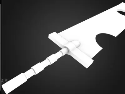 Kubikiribocho Naruto Low-poly 3D model