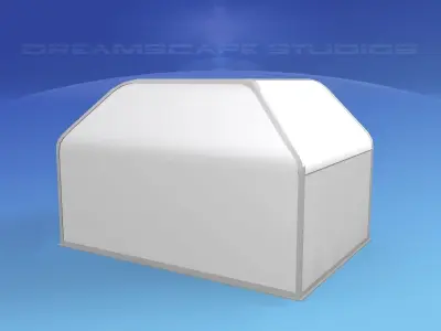 A2N Air Cargo Container Low-poly 3D model