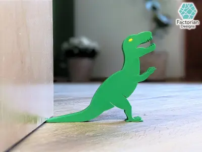 Dino doorstopper T-Rex style Free 3D print model