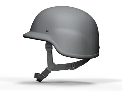 Police Helmet - High and Low Poly 3D model