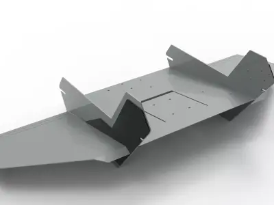 spoiler car vehicle 3D model