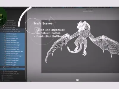 Dragon Low-poly 3D model