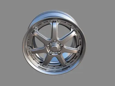 Rays volk gt7 rim 3D model