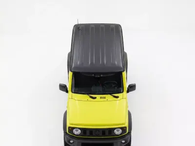 Modern Suzuki Jimny Fourth Generation SUV Low-poly 3D model