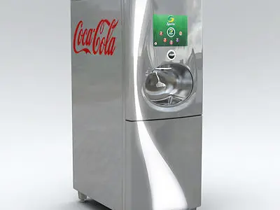 Coca Cola Freestyle Jet Fountain of the Future Vending Machine 3D model