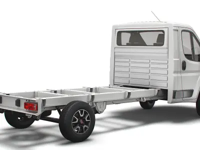 Fiat Ducato Chassis Truck Single Cab 4035 WB 2022 3D model