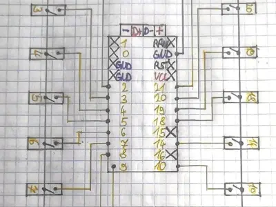 Zlin 142 143 242 Circuit switches for simulator 3D print model
