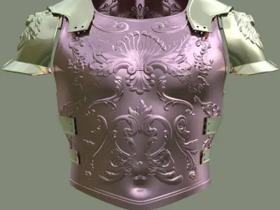 Roman General Helmet Mask Lorica Musculata Shin Guards Bracer 3D print model