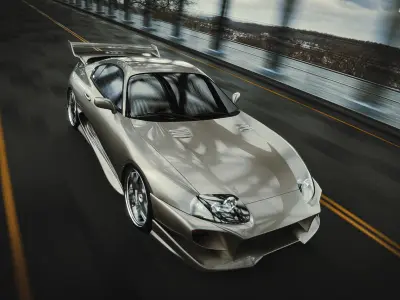 Veilside C-II Body Kit 3D model