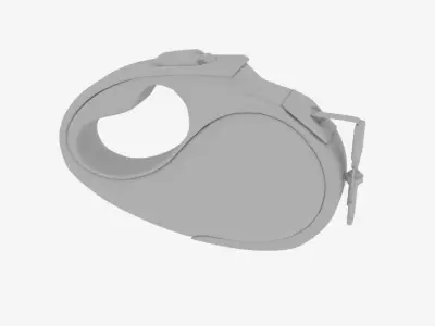 Dog Retractable Leash 3D model