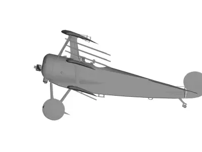 Fokker DR1 3D model