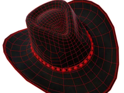 Cowboy Hat 3D model purchase