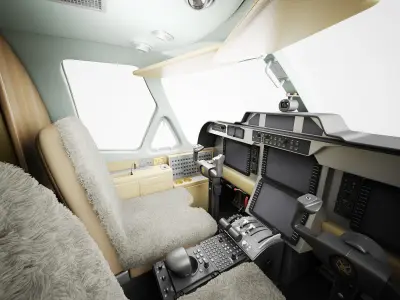 Aircraft Cockpit 3D model