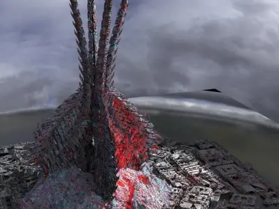 Arch Dragon Claw Mountain 3D model