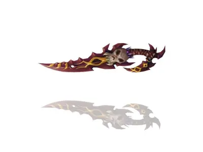 Sacrifice Dagger Low-poly 3D model