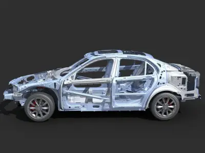 Car Frame 03 3D model