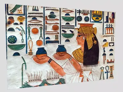 Ancient Egypt-Tomb of Nefertari Low-poly 3D model