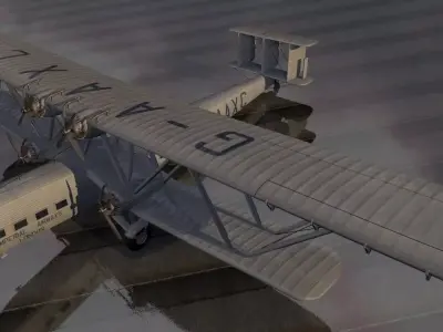 Handley Page HP-42 3D model