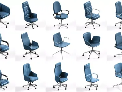15 office chair pack collection 