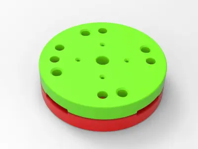 Mold for diecast military truck tire 10 Scale 1 to 25 3D print model