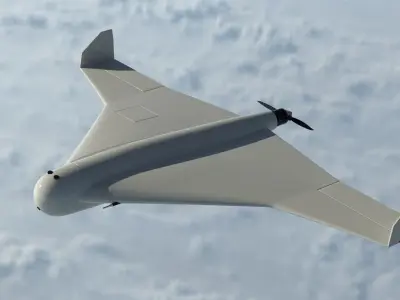 Russian Kamikaze Drone Kalashnikov 3D model