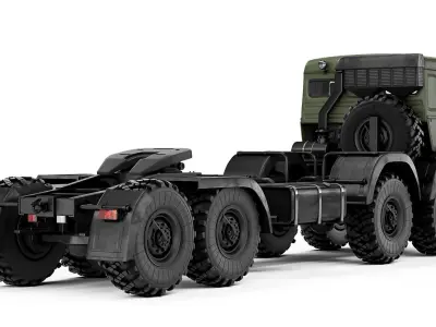 Kamaz 6350 Mustang 2005 3D model