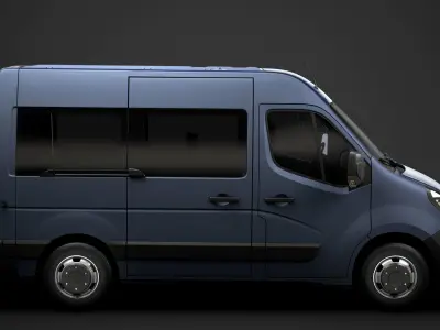 Vauxhall Movano L1H2 WindowVan 2020 3D model