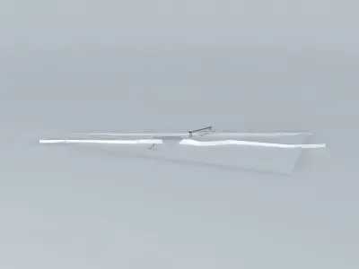 Red Wings Flight 9268 Airplane Crash/Red Wings Airlines Tu-20... Free 3D model