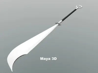 glaive of elsinor 3D model