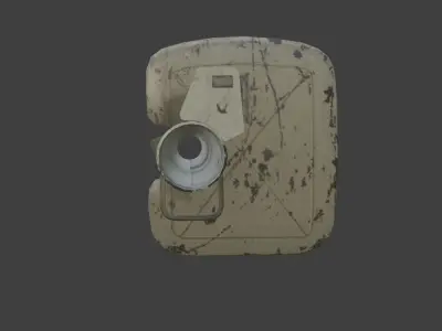 panzerschreck rocket 3D model