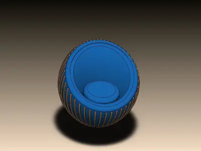 wooden chair Free 3D print model