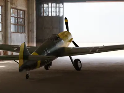 Messerschmitt Bf 109 3D model