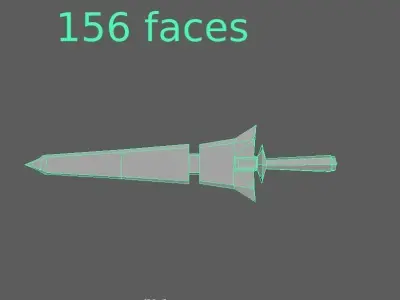 Sword pac 3d collection lowpoly base Free low-poly 3D model