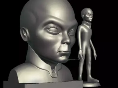 Roswell Alien 3D print model