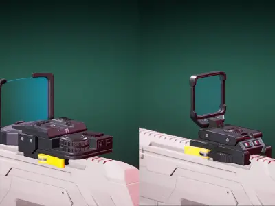 Collimator Sights Bundle 3D model