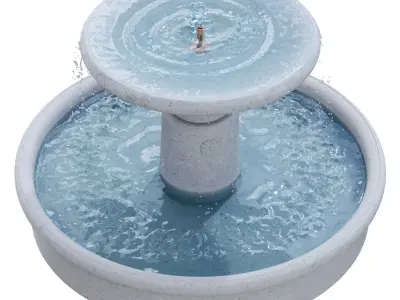 Campania - Esplanade Fountain 3D model