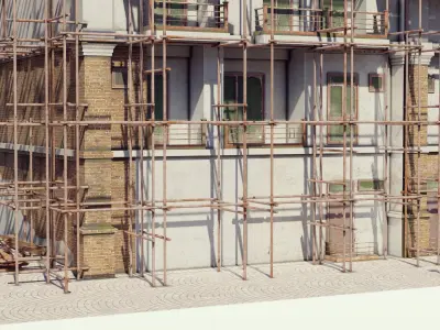 Construction Building 5 3D model