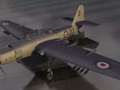Fairey Spearfish Mk-1 3D model