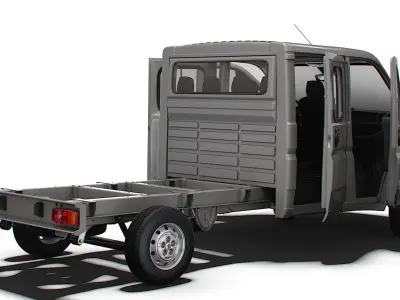 Peugeot Boxer Chassis HQInterior CrCab 3800WB 2023 3D model